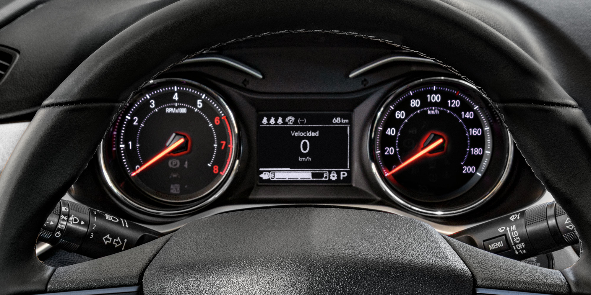 Clúster de 3.5 pulgadas segmentado para Chevrolet Onix 2025, sedán