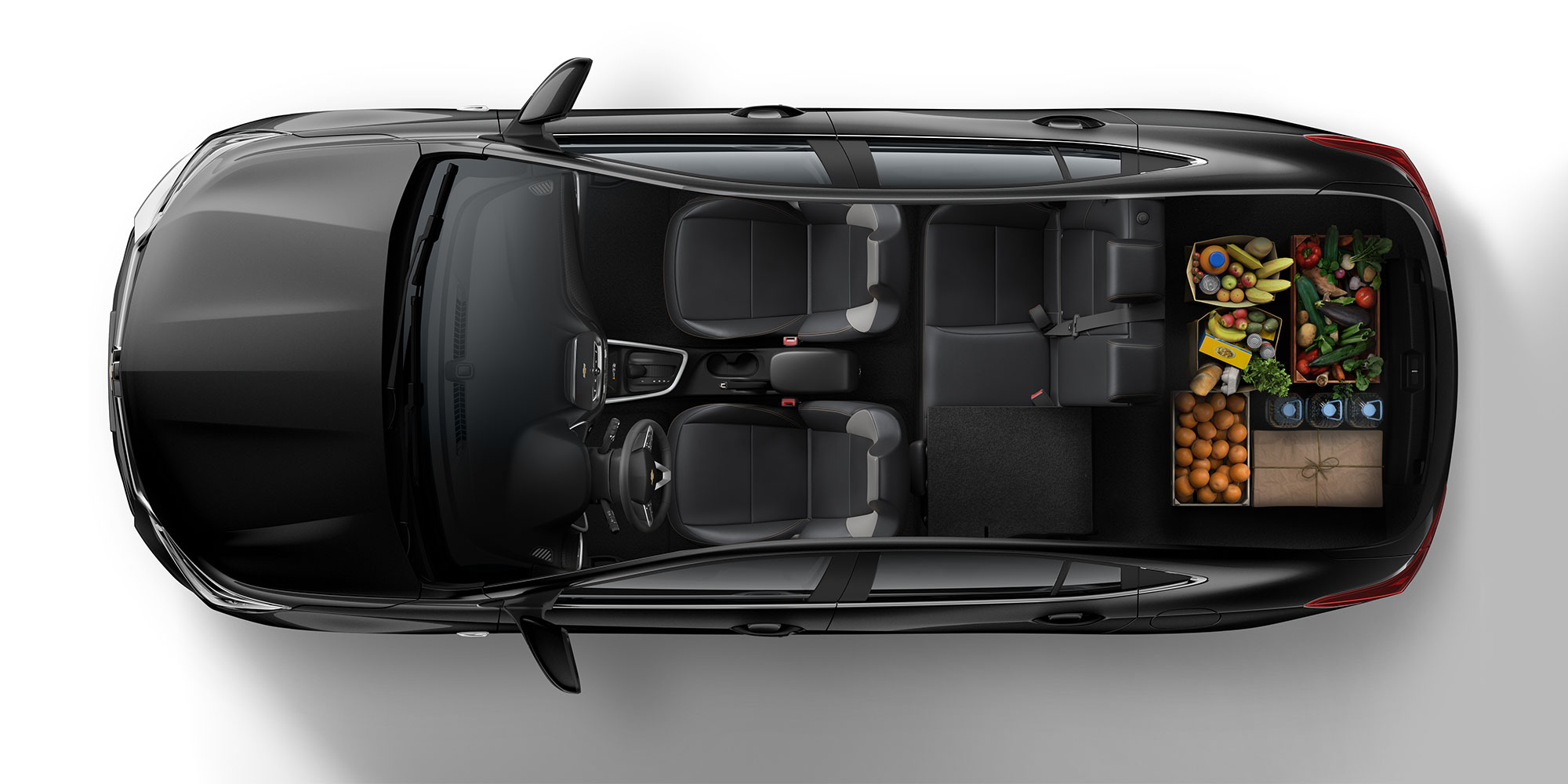 Espacio interior para ir de compras en Chevrolet Onix 2025, sedán deportivo