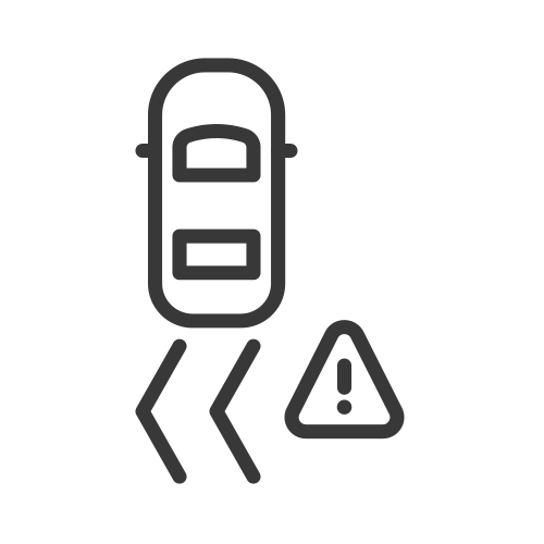 Ícono de control de estabilidad StabiliTrak de Chevrolet Aveo Sedán 2026, seguridad activa al conducir